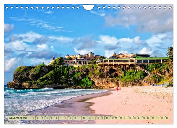 Produktbild: Die kleinen Antillen - Barbados (Wandkalender 2026 DIN A4 quer), CALVENDO Monatskalender