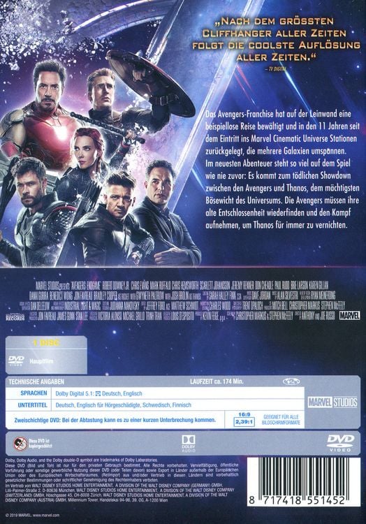 Produktbild: Marvel's The Avengers - Endgame