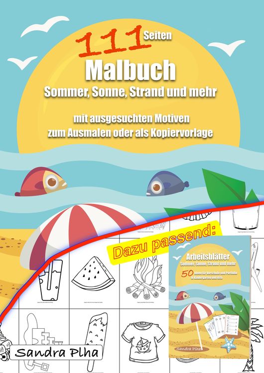 Produktbild: KitaFix Malbuch Sommer, Sonne, Strand und mehr