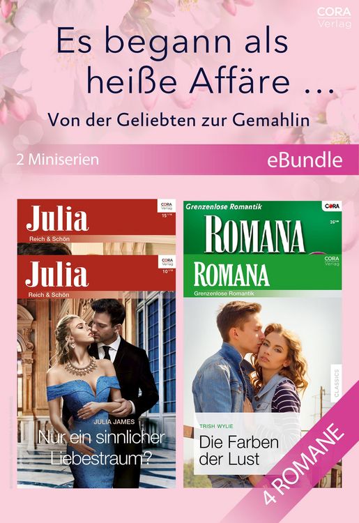 Produktbild: Es begann als hei&szlig;e Aff&auml;re... Von der Geliebten zur Gemahlin (2 Miniserien)