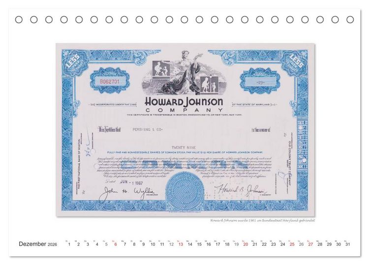 Produktbild: Aktien & Wertpapiere / CH-Version (Tischkalender 2026 DIN A5 quer), CALVENDO Monatskalender