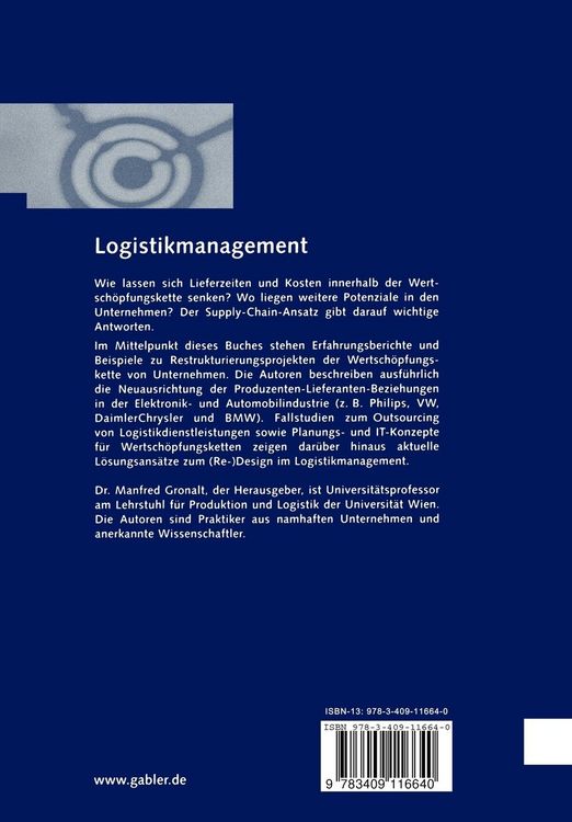Produktbild: Logistikmanagement