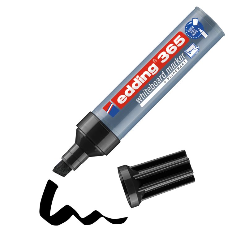 Produktbild: edding 365 Whiteboardmarker schwarz