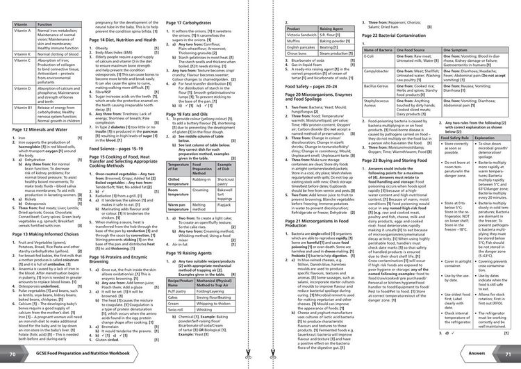 Produktbild: AQA GCSE 9-1 Food Preparation & Nutrition Workbook