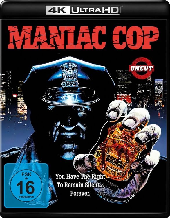 Produktbild: Maniac Cop (uncut) (4K Ultra HD)