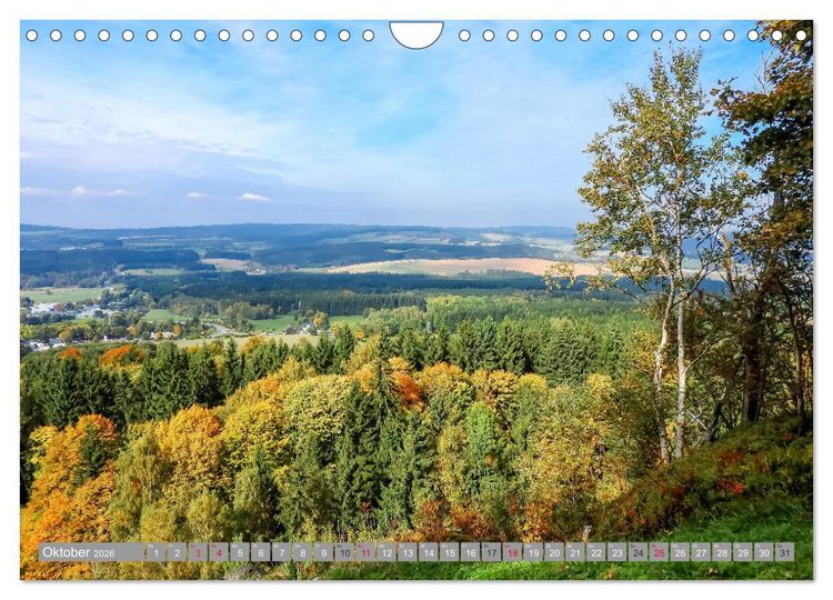 Produktbild: Wandern im Erzgebirge (Wandkalender 2026 DIN A4 quer), CALVENDO Monatskalender
