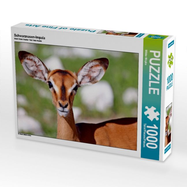 Produktbild: CALVENDO Puzzle Schwarznasen-Impala | 1000 Teile Lege-Gr&ouml;&szlig;e 64x48cm Foto-Puzzle f&uuml;r gl&uuml;ckliche Stunden
