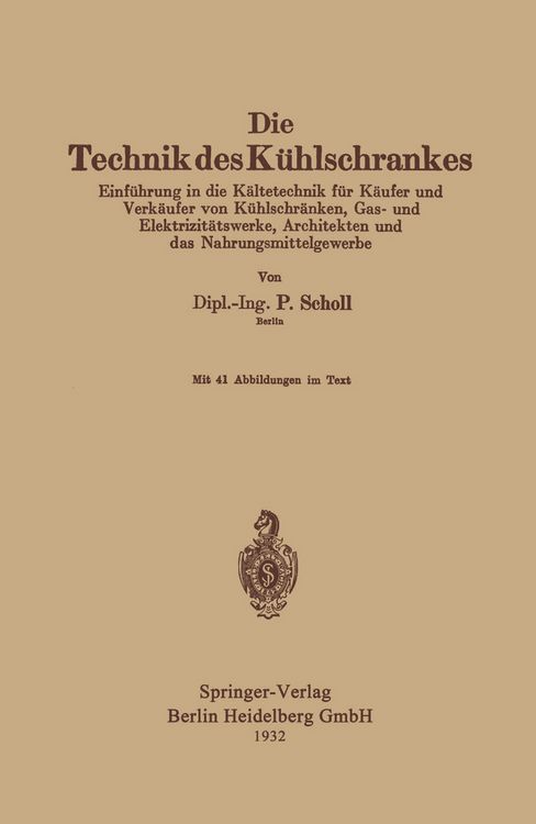 Produktbild: Die Technik des K&uuml;hlschrankes