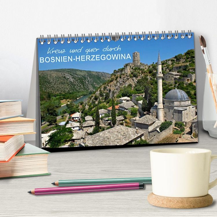 Produktbild: Kreuz und quer durch Bosnien-Herzegowina (Tischkalender 2026 DIN A5 quer), CALVENDO Monatskalender