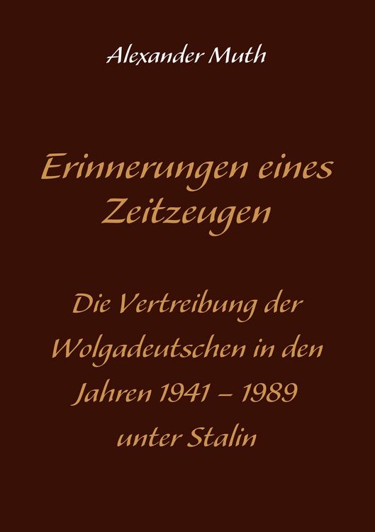 Produktbild: Erinnerungen eines Zeitzeugen