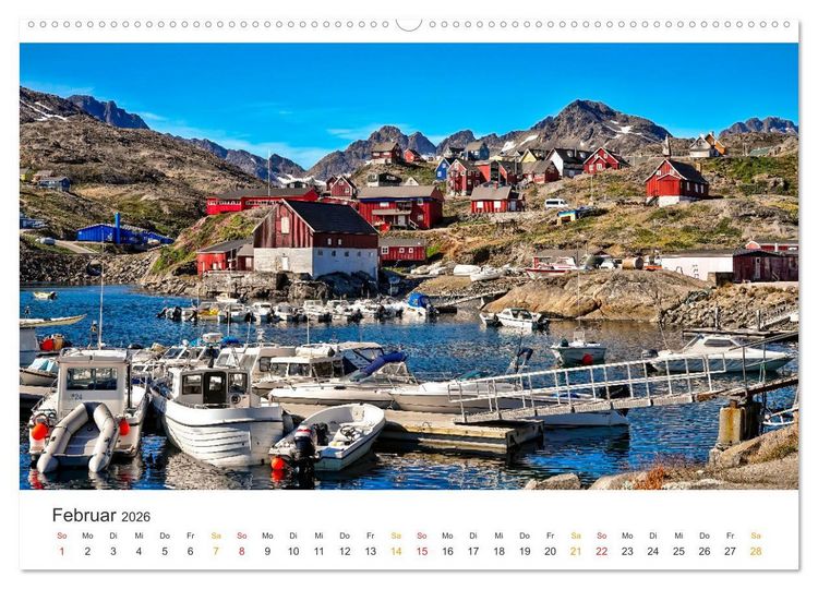 Produktbild: Gr&ouml;nland - Arktische Tr&auml;ume (Wandkalender 2026 DIN A2 quer), CALVENDO Monatskalender
