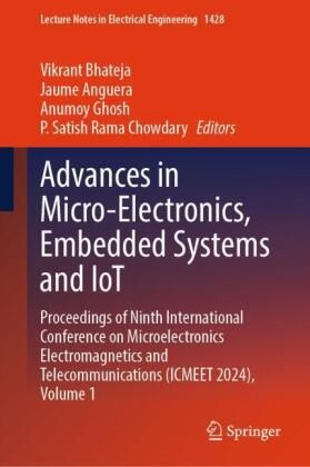 Produktbild: Advances in Micro-Electronics, Embedded Systems and IoT