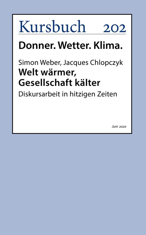 Produktbild: Welt w&auml;rmer, Gesellschaft k&auml;lter