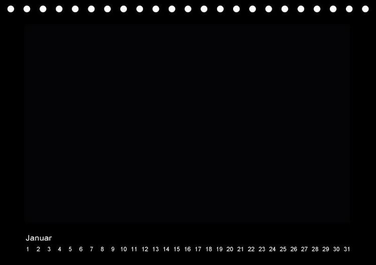 Produktbild: Geburtstags - Bastelkalender - Schwarz (Tischkalender immerw&auml;hrend DIN A5 quer)