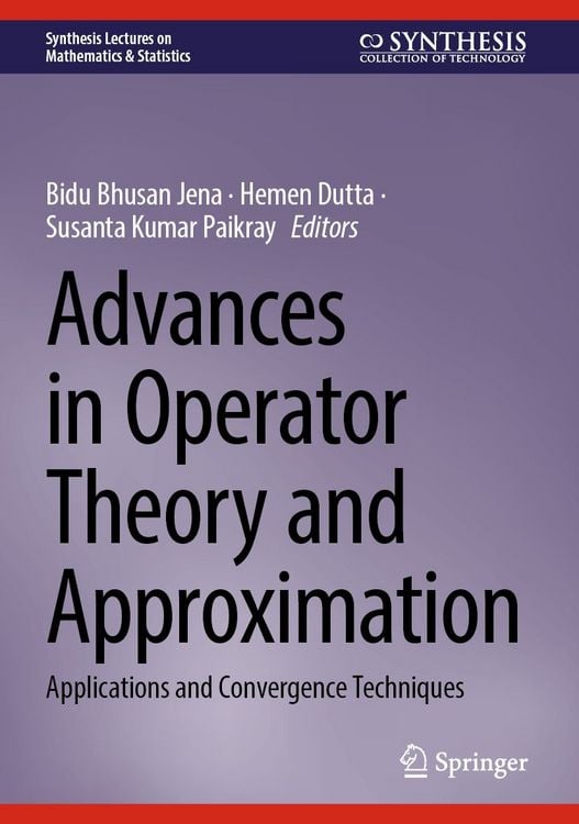 Produktbild: Advances in Operator Theory and Approximation
