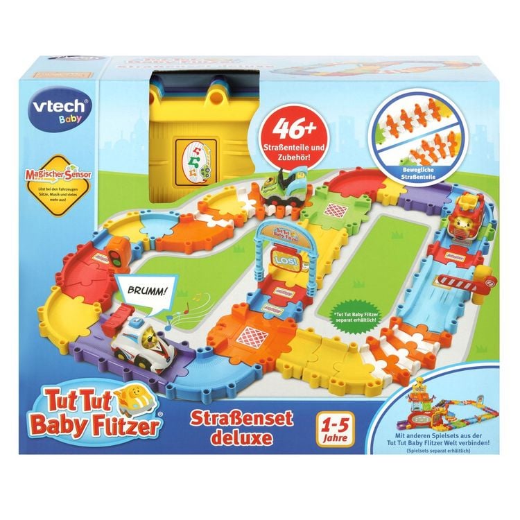 Produktbild: Tut Tut Baby Flitzer - Stra&szlig;enset deluxe