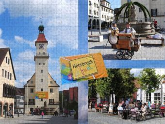 Produktbild: CALVENDO Puzzle Hersbruck ist bunt | 1000 Teile Lege-Gr&ouml;&szlig;e 64x48cm Foto-Puzzle f&uuml;r gl&uuml;ckliche Stunden