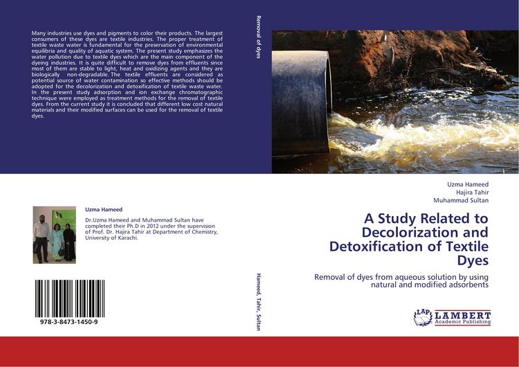 Produktbild: A Study Related to Decolorization and Detoxification of Textile Dyes