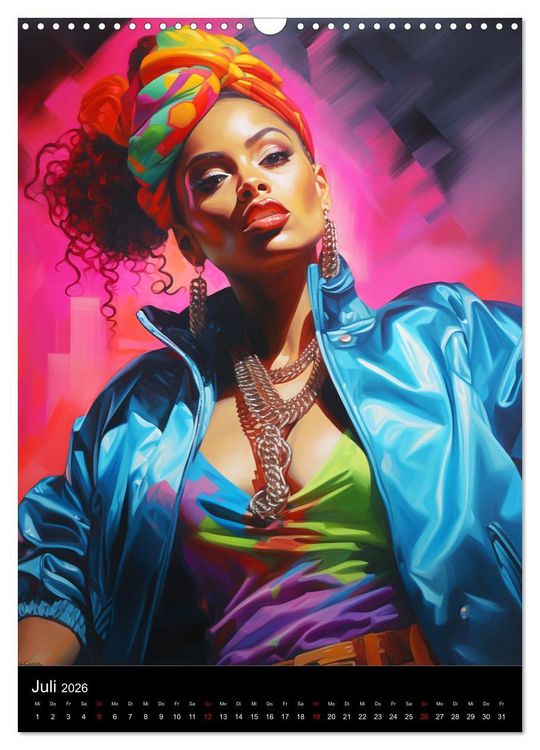 Produktbild: Rap Queens. Badass Attitude im Streetwear-Charme (Wandkalender 2026 DIN A3 hoch), CALVENDO Monatskalender