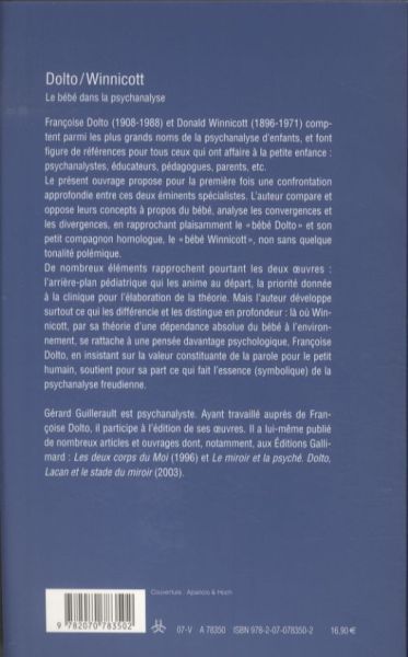 Produktbild: Dolto-Winnicott : le b&eacute;b&eacute; dans la psychanalyse