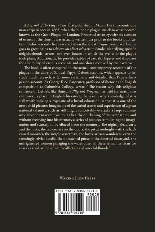 Produktbild: A Journal of the Plague Year