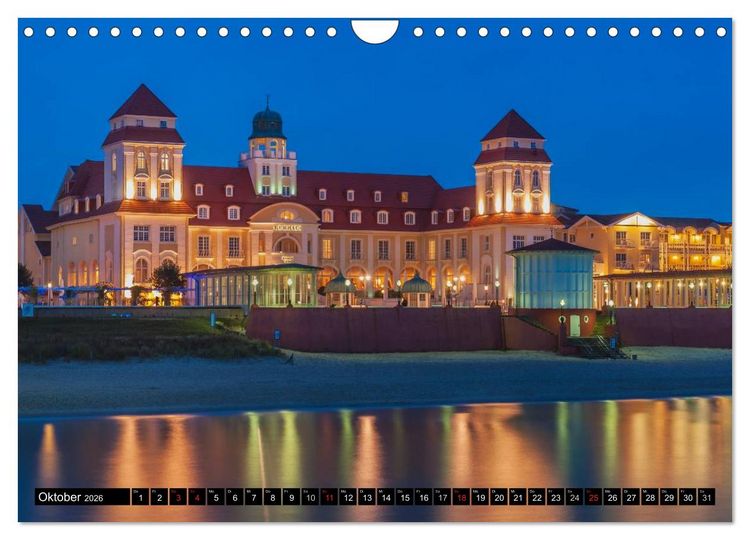 Produktbild: Die Ostseek&uuml;ste in Mecklenburg-Vorpommern (Wandkalender 2026 DIN A4 quer), CALVENDO Monatskalender