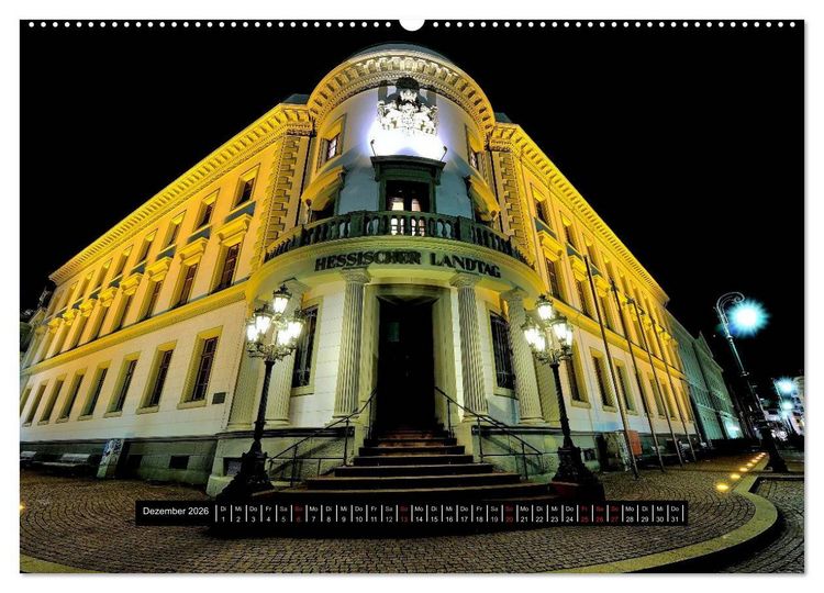 Produktbild: Wiesbaden Aquis Mattiacis (hochwertiger Premium Wandkalender 2026 DIN A2 quer), Kunstdruck in Hochglanz