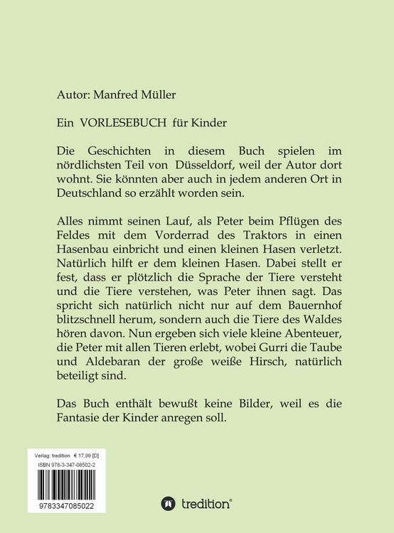 Produktbild: Das Vorlesebuch von Peter und den Tieren