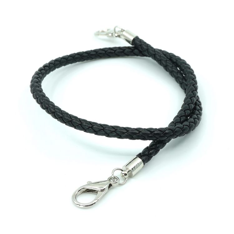 Produktbild: Kunstleder Schwarz/Silber