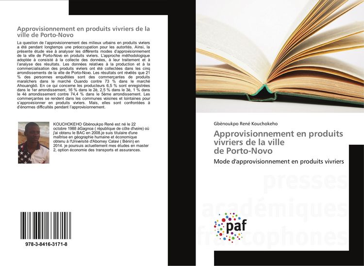 Produktbild: Approvisionnement en produits vivriers de la ville de Porto-Novo