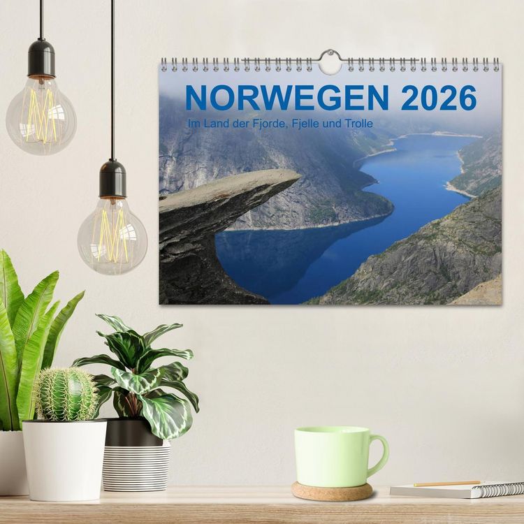 Produktbild: Norwegen 2026 - Im Land der Fjorde, Fjelle und Trolle (Wandkalender 2026 DIN A4 quer), CALVENDO Monatskalender