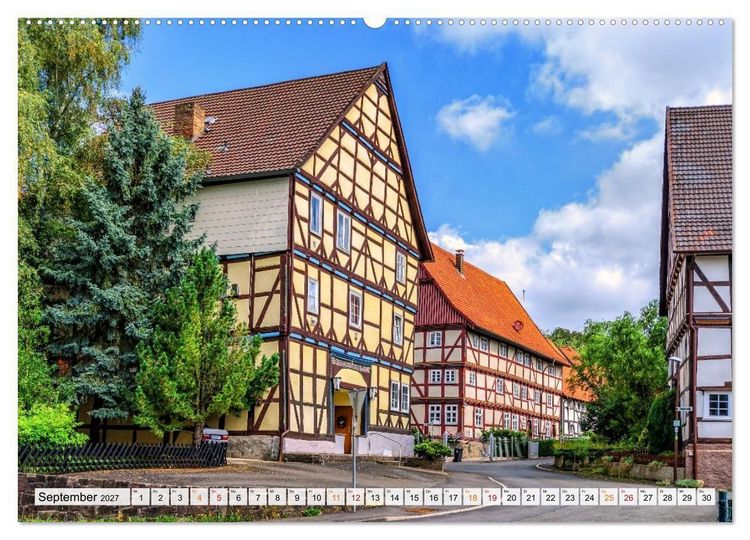 Produktbild: Naturpark Reinhardswald - Wo die Sababurg auf die Weser trifft (Wandkalender 2027 DIN A2 quer), CALVENDO Monatskalender