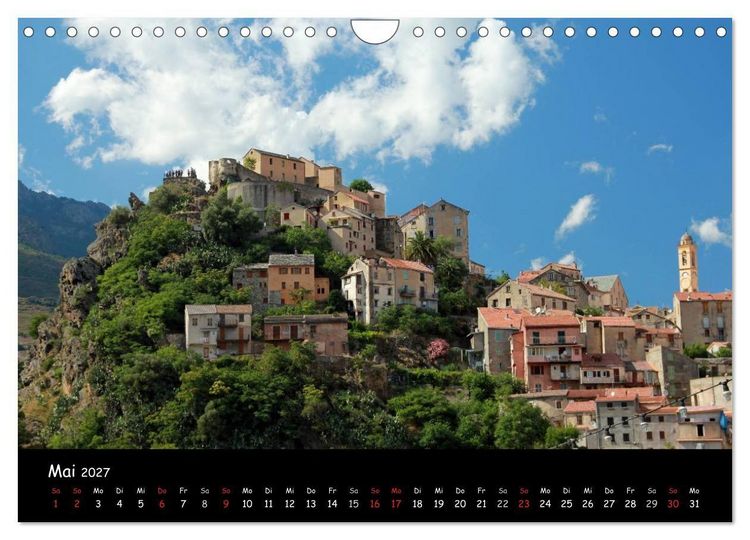 Produktbild: Korsikas St&auml;dte (Wandkalender 2027 DIN A4 quer), CALVENDO Monatskalender