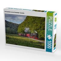 Produktbild: CALVENDO Puzzle Harzquebahn an der Eichsfelder Talm&uuml;hle 1000 Teile Lege-Gr&ouml;&szlig;e 64 x 48 cm Foto-Puzzle Bild von Steffen Gierok