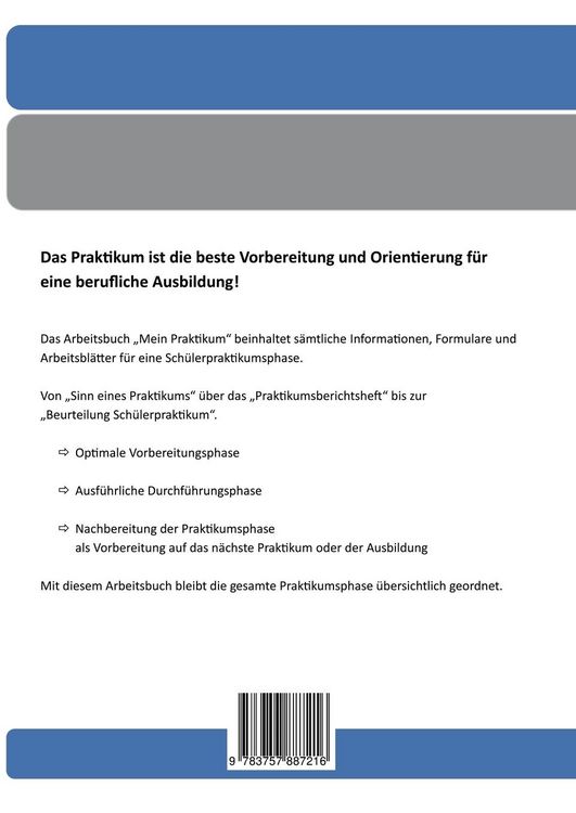 Produktbild: Mein Praktikum - 1 Praktikumsphase