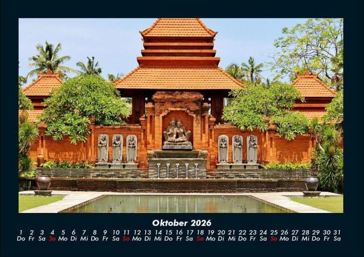 Produktbild: Tempel 2026 Fotokalender DIN A4