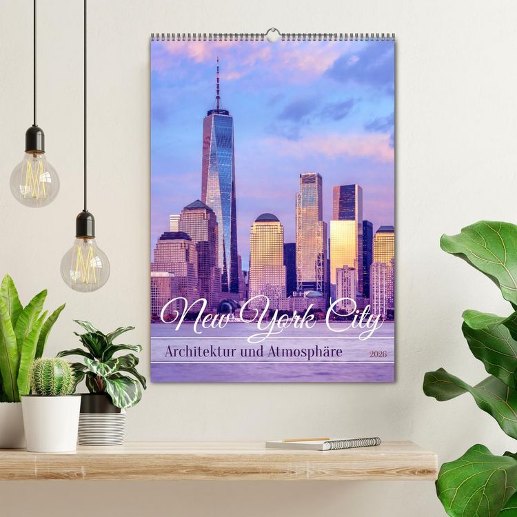 Produktbild: NEW YORK CITY Architektur und Atmosph&auml;re (Wandkalender 2026 DIN A2 hoch), CALVENDO Monatskalender
