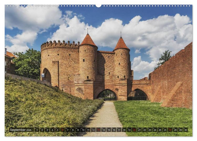 Produktbild: Ein Wochenende in Warschau (Wandkalender 2026 DIN A2 quer), CALVENDO Monatskalender
