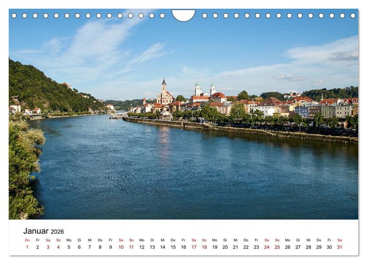 Produktbild: Impressionen aus Passau (Wandkalender 2026 DIN A4 quer), CALVENDO Monatskalender