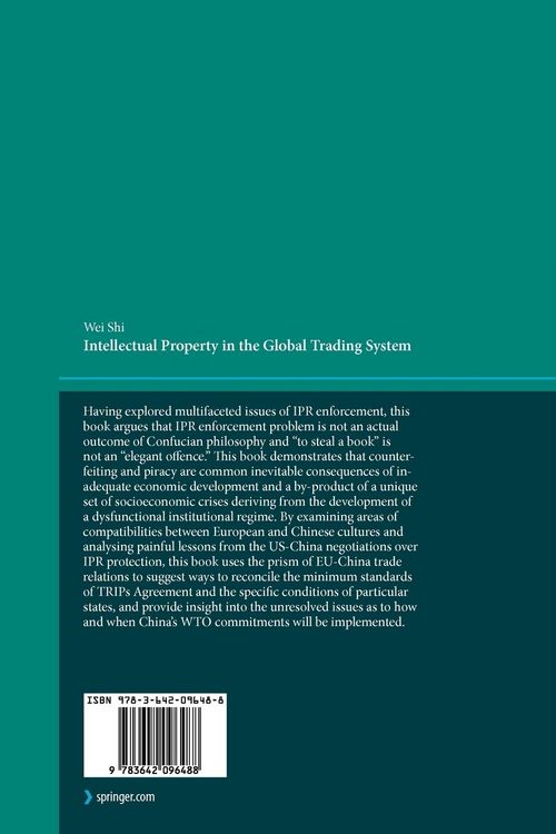 Produktbild: Intellectual Property in the Global Trading System