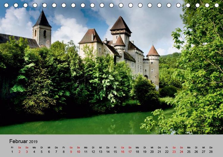 Produktbild: Zauberhaftes Franche Comt&eacute; (Tischkalender 2019 DIN A5 quer)