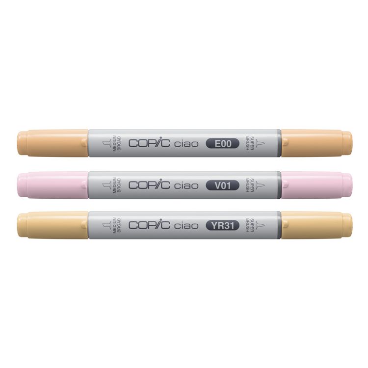Produktbild: Copic Marker Set Ciao LAYER&MIX Sunset Palette 3 St&uuml;ck Faltschachtel