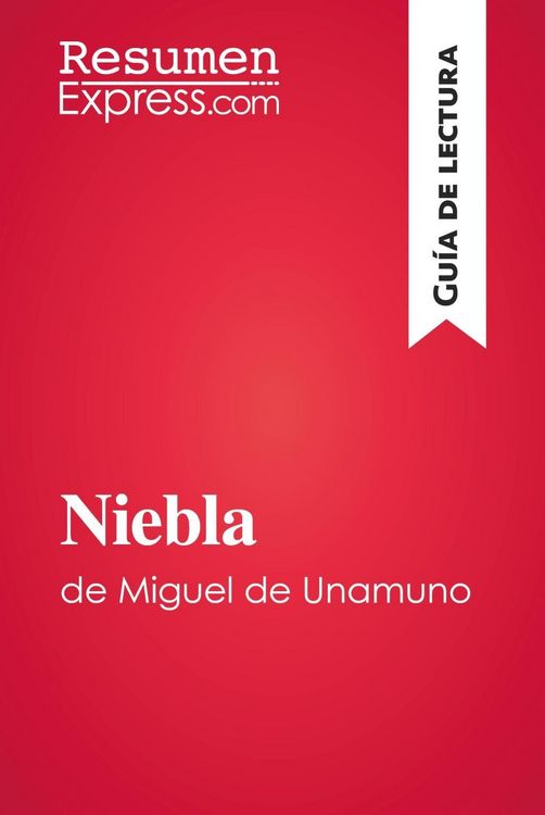 Produktbild: Niebla de Miguel de Unamuno (Gu&iacute;a de lectura)