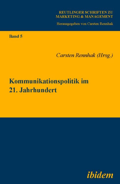 Produktbild: Kommunikationspolitik im 21. Jahrhundert