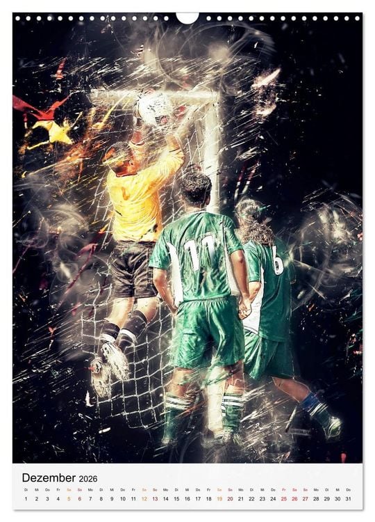Produktbild: Fussball - einfach cool (Wandkalender 2026 DIN A3 hoch), CALVENDO Monatskalender