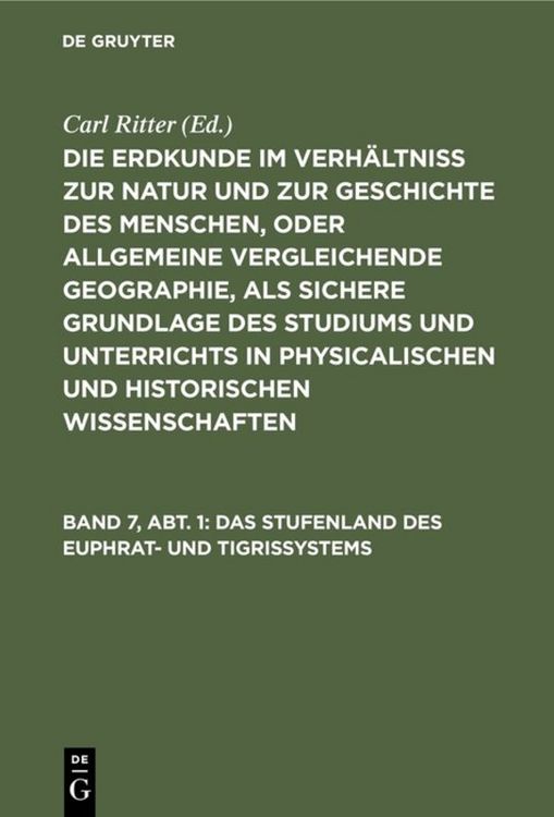 Produktbild: Das Stufenland des Euphrat- und Tigrissystems