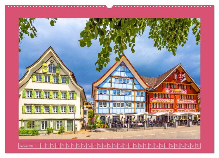 Produktbild: Traumhafte Schweizer Orte (Wandkalender 2026 DIN A2 quer), CALVENDO Monatskalender