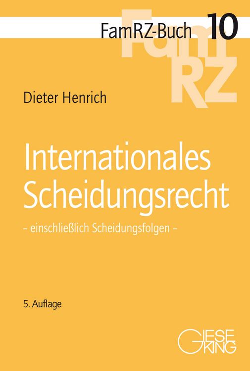 Produktbild: Internationales Scheidungsrecht