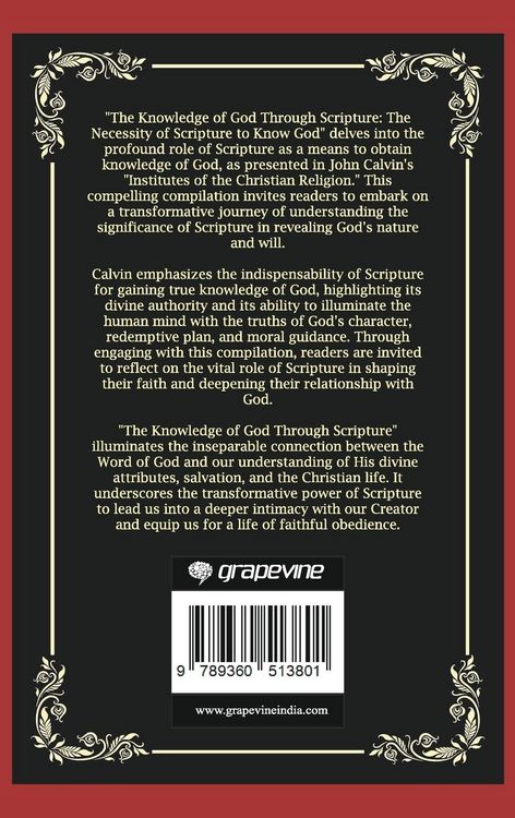 Produktbild: The Knowledge of God Through Scripture