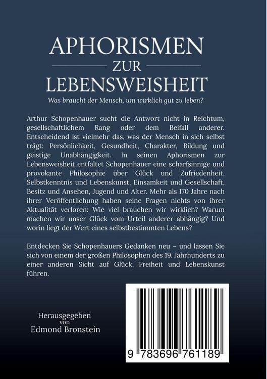Produktbild: Aphorismen zur Lebensweisheit